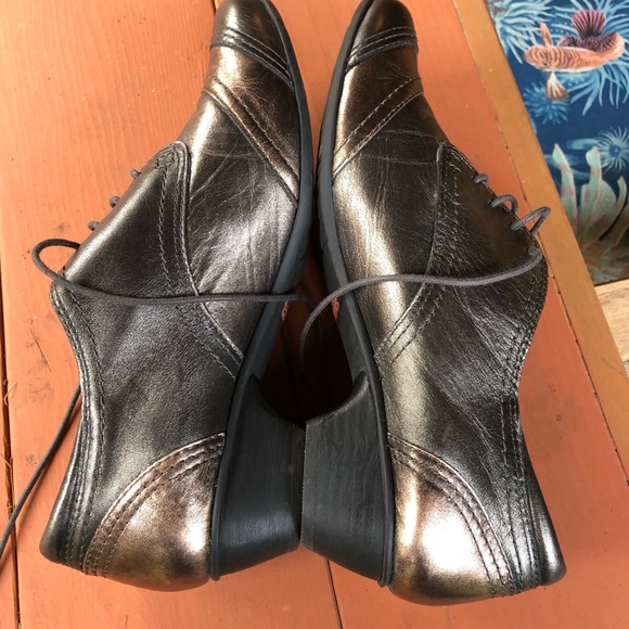 Taos pump heel lace up shoes bronze brown shimmer - Picture 6 of 7